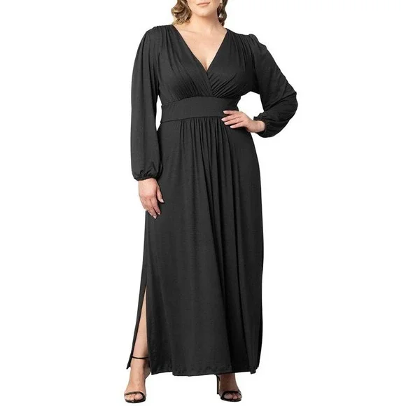 chinese dress ladies Witchy Maxi Dress Black Silk, XSS  theplaincircle vintage